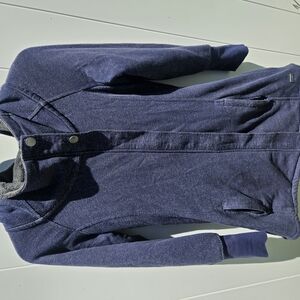 The North Face Blue Zip Up Sweater